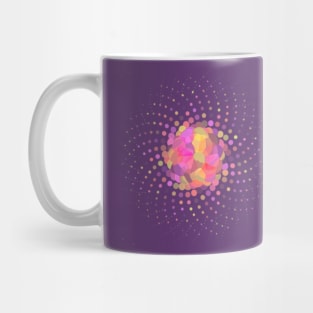 Rainbow Phyllotaxis 3D Flower Mug